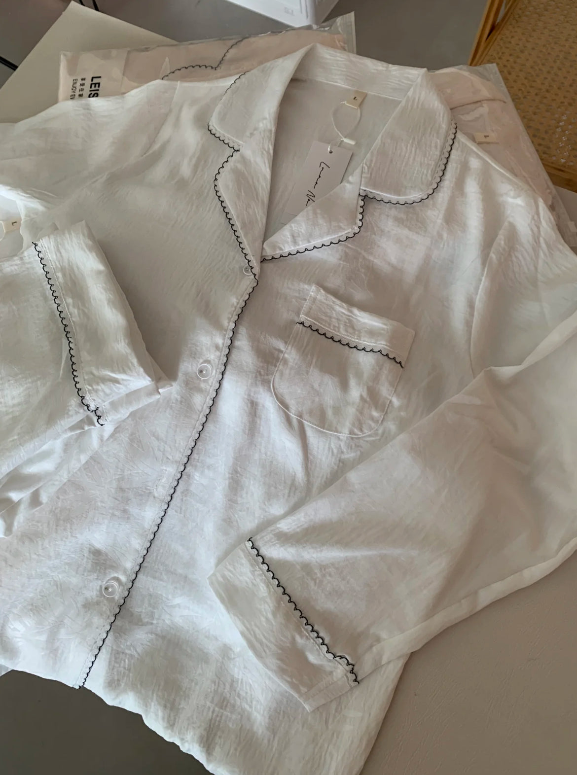 Ballerine Blanche Long sleeved pajamas